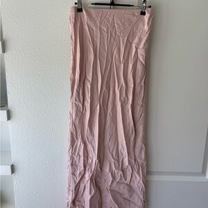 Anthropologie Blush Pink Maxi Skirt